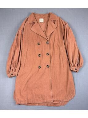 Retro Chelsea & Violet Women's XL Brown Corduroy Coat Vintage Style